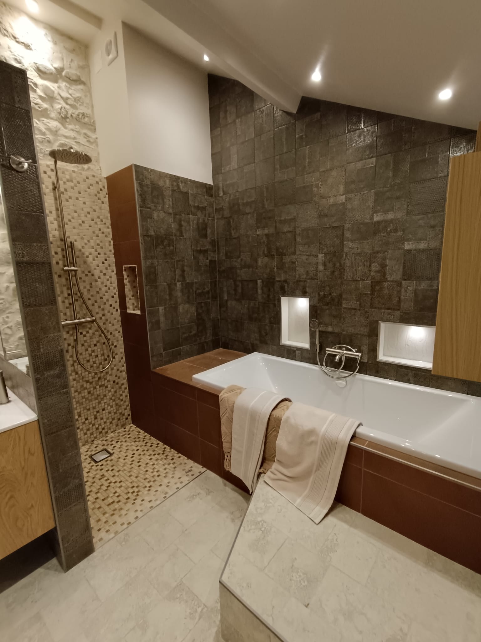 Douche italienne terre cuite